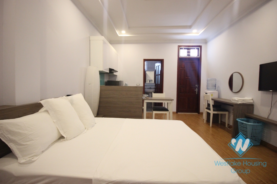 Bright studio apartment for rent in Cau Giay District